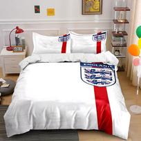 Red cross, England lions emblem. Bedding sets Duvet cover sets Duvet covers Pillowcases(1*Duvet Cover 2*Pillowcases without duvet insert) 135x200cm