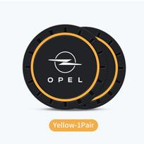 Q13-Car Silicone Coaster Mug Drinks Non-Slip Mat Mute Pad Accessories For Opel Insignia Vivaro Vectra Astra Corsa Zafira Meriva Mokk