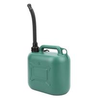 Jerry Can ABS Plastic Portable Gas Canister Military Style Oil Tank Industrial Supply 5L Green