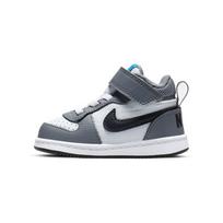 Nike Court Borough Mid Casual Comfortable Non-Slip Wear-Resistant Breathable Mid-Top Walking Shoes Baby Shoes 870027-009 23.5 gray