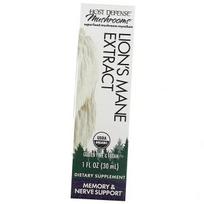 Lion's Mane in drops, Host Defense Mushrooms Lion's Mane Extract, Fungi Perfecti (71441009) 30ml