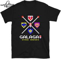 LE Cool Arcade Galaga Video Game Retro Vintage 80s Invader Space Gaming Alien t shirt for men 100% Cotton S