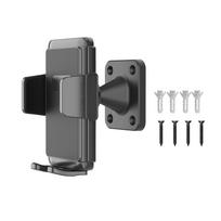 Easy Installation Wall Mounted Phone Stand Support For Kitchen Bathroom for 4.7-7.2 Inch Devices Metal Screw Fastening 1