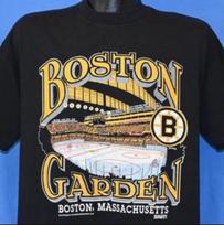 26 retro vintage BOSTON BRUINS GARDEN ARENA NHL HOCKEY SHIRT Unisex T-Shirt M