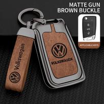 VOLKSWAGEN Automobilio TPU Cinko Lydinio Raktų Dėklas Maišelis Automobilio Raktų Grandinėlė Metalinis Raktų Korpusas Volkswagen VW Tiguan MK2 Golf 7 MK7 T-Cross T-R