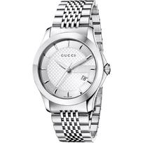 Gucci YA126401 G-Timeless Sidabrinis ciferblatas Vyriškas laikrodis 38mm sidabras