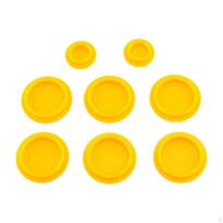 Cover for Tractor Grease Fittings 8Pcs Yellow