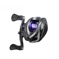 Long Throw Waterdrop Wheel Black Knight Elite Baitcasting Fishing Reel Aluminum Magnesium Alloy Rotor 143G Magnetic Brake 7.1:1 Ratio 5KG Drag Power Left Hand gray
