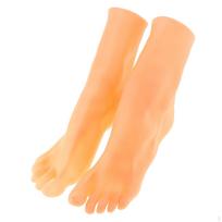 PVC Lifesize Female Thong Style Foot Shoes Display Model Art Sketch Sandal