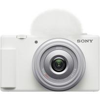 SONY VLOGCAM Compact Digital Camera Body with Windscreen and 20mm Fixed Focal Length Lens W ZV-1F F2.0 (White) ZV-1F
