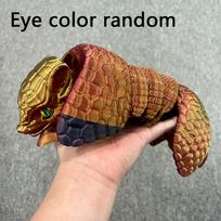 3D Printed Pangolin Statue, Fidget Action Figures for Home Office Desk Decor, Flexible 3D Printed Animal, 32Cm/12.6In,16Cm/6.3In (as the picture,16cm 6.3in)