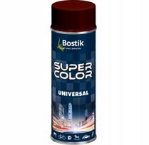 Bostik Super Color Universal Spray Farba Brązowy Mat 400Ml