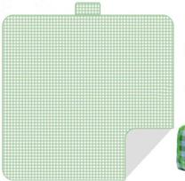 PE Picnic Mat  Blanket 200cm*200cm Dampproof Open Foaming for Picnic  Barbecue Camping 200cm*200cm geltona
