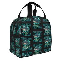 Italian Brainrot BURBALONI LULILOLI Insulated Lunch Bag for Women Portable Meme Cooler Thermal Lunch Box Office Work School One Size