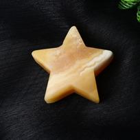 Natural Healing Crystal Carving Polished Star Crystal Star Ornament for Reiki Meditation 10g