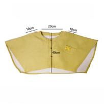 Anti-Scratch & Bite-Arm Guard - Bird Training Shoulder Sleeve for Parrots - Linen Shoulder Wrap Perch Cover (Yellow,L) geltona