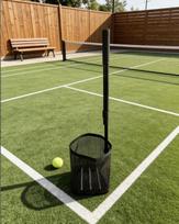 New Arrival Pickleball Picker Ball Collector Hopper 50 Balls Adjust Handle Heavy-Duty Spring Eco-friendly Outdoor Use Training juoda