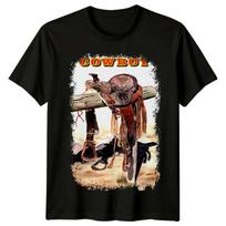 Kaubojus (1958 m) Filmo plakato įkvėpti unisex marškinėliai Retro 80-ųjų Tee XXXL