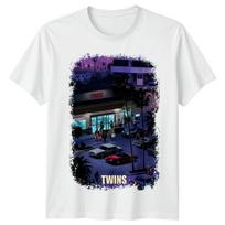 Dvyniai (1988 m) Filmo plakato įkvėpti unisex marškinėliai Retro 80-ųjų Tee XXXL