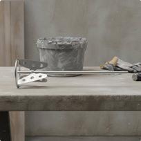 Putty Mixing Paddle Reinforced Fusing Cement Bit Heavy Duty Paint and Mortar Mixer for Construction Hex Drill Turbine