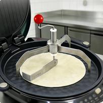 Hand Crank Manual Crepe Tool Easy to Use Stainless Steel Spreader Pancake for