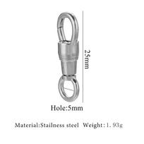 Robust Stainless Steel Key Chain Lobster Hook Clasps for DIY and Bag Projects L sidabras