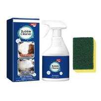Household Cleaning Foam Kitchen Oil Cleaner Spray Grease Cleaner with Sponge