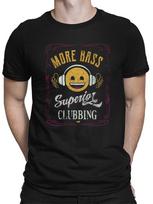 Officially Licensed Emoji More Bass Superior Clubbing Retro DJ Mens T-shirt XXXXL