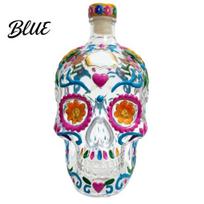 Skull Shaped Wine Bottle Shape Glass Whiskey Decanter 350ml Liquor with Stopper Home Bar Centerpiece 3D Gothic Decor Unique Gift for Men