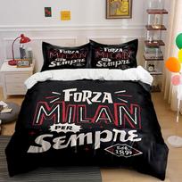 Forza Milan Bedding Set  Bedding Duvet Cover Set Duvet Cover Pillowcases (1 * Duvet Cover 2 * Pillowcases, without duvet insert) 135x200cm