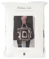 Raw Wool Knitting Large Motif Bag Kit (Black) juoda