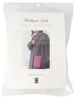 Raw Wool Knitting Kit Fur Smartphone Shoulder Bag #17-4 (Pink) rožinė