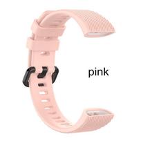 New Smart watch Soft Wristbands Sports Bracelet Strap Silicone Watch Band rožinė