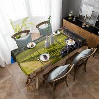 Vynuogyno vyno staltiesės šventinės dekoracijos vandeniui atsparios stačiakampės staltiesės Vestuvių dekoro stalo viršelis 4pcs 33x48 Table mat