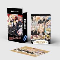92vnt Anime Tokyo Revengers Lomo atvirukas dvipusis spausdinimas paveikslėlių kolekcijos kortelė 60 cards 32 stickers