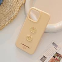 Cute and Playful Little Apple Iphone16 Suitable for 17promax IPhone Case 14 Silicone 13 Three Dimensional 15 Soft 17promax