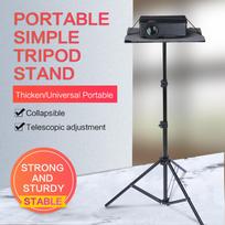 T160 Projector Tripod Stand Foldable Laptop Tripod Projector Bracket with Tripod Tray Multifunctional DJ Racks juoda