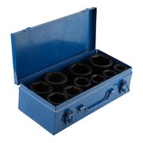 10pcs 1 Inch Drive Metric Deep Impact Socket Set Long Reach Impact Sockets balta