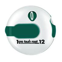 Golf Score Counter Mini Stroke Clicker Tally Tracker One-Touch Reset Golf Stroke Counter balta/žalia