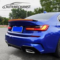 1.1/1.3M anglies pluošto LED galinis aptakas, skirtas automobilio sparnui bagažinės lūpos sparno lenktynėms galinio sparno stogo aptakas Universalus automobilio galinis aptakas 1.1m Full Function