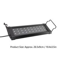 LED Akvariumo Šviestuvas Pilno Spektro Aukšto Ryškumo Aliuminio Lydinys 3 Režimai Žuvims Vandens Augalams Lempa
