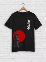 Yakuza T-shirt, Japan style Y2K, katana, samurai S