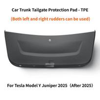 For Tesla Model Y Juniper 2025 Launch Car Trunk Tailgate Protection Pad Trunk TPE Anti-dirty Waterproof Backplate Protective Pad TPE 1PCS