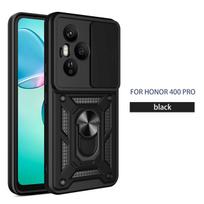 For Honor 400 Pro Case Honor 400 Cover Honor 400 Pro Cases Magnetic Ring Holder Armor Phone Case Slide Camera Protect Back Cover HONOR 400 Pro