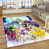 Animacinis Saint Seiya 3D Retro Anime Kilimas-Takelis Miegamajam Svetainei Namų Sofos Dekoravimui, Vaikų Žaidimų Didelis Dekoras Grindų Kilimėlis 40x60cm( 15x23in )