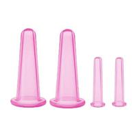 Silicone Vacuum Cupping Massage Jars Anti Cellulite Facial Suction Cups Lift Skin Scraping Guasha Anti Wrinkle Neck Face Massage