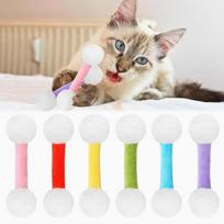 Zoyi Eco-Friendly Cute Practical Explosions Cat Toys Catnip Super Large Wool Swab Head Smooth Texture Playing Soothing Daily rožinė
