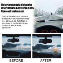 Winter Antifreeze Car Electromagnetic Molecular Defroster Solar Antifreeze Device Front Rear Windshield Snow Removal Instrument A1