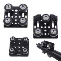3D Printer Part V Slot 2020 2040 Extrusion Profile Open Building Gantry Plate  4 Casters Slide Plate Pulley 2/3/4/5 inches