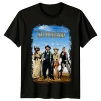 Silverado (1985 m) Filmo plakato įkvėpti unisex marškinėliai Retro 80-ųjų Tee S